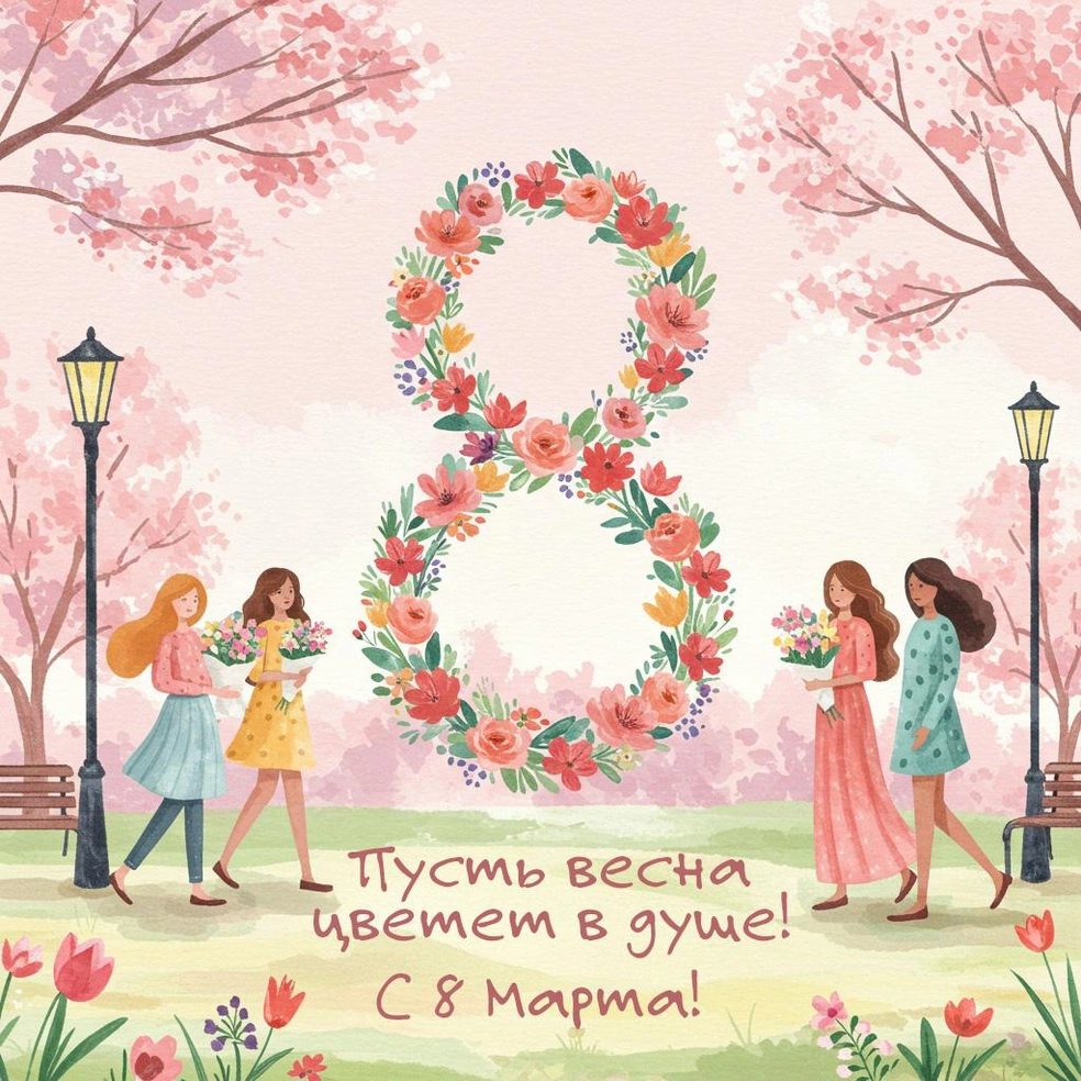 Танец с цветами