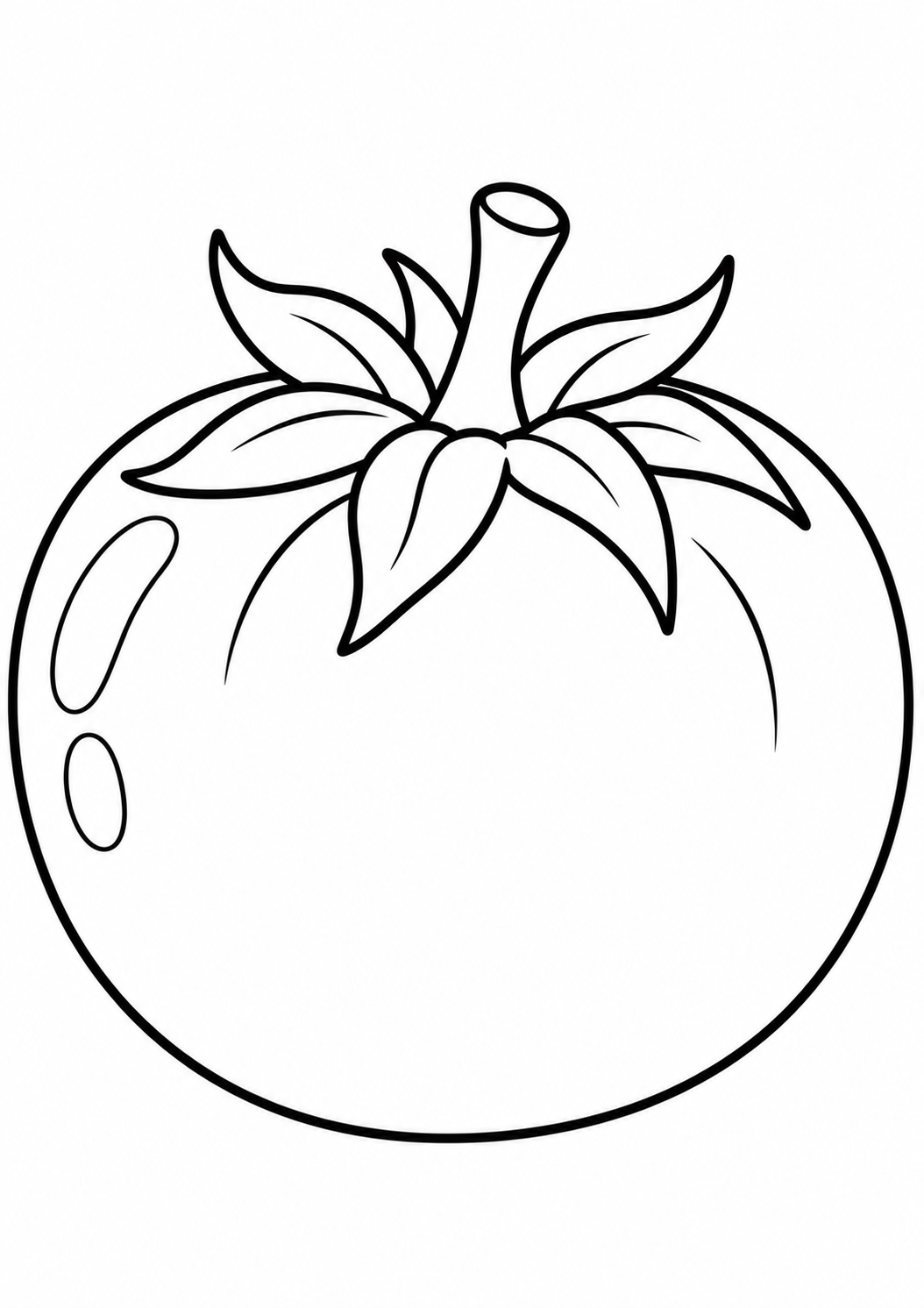 Раскраска Помидор